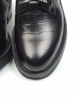 01-CH8361-21B100M BLACK Ботинки демисезонные (натуральная кожа, байка)