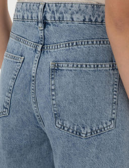 A__k Mavi High Waist Flare Fit Jean Pantolon