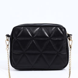 Сумка кросс-боди на молнии, цвет чёрный