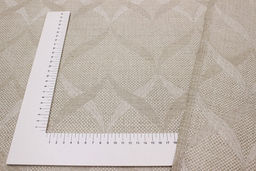 Полульняной жаккард Косы цв.суровый, ВИД2, ш.1.9м, лен-51%, хлопок-49%, 210гр/м.кв - Купава фото 6