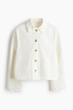 Chaqueta de sarga con bordado ingl?s - H&m фото 2