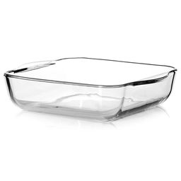 "Боркам (Borcam)" Форма стеклянная жаропрочная 1,95л, 22х22х6см, с ручками, цветная коробка, Pasabahce (Турция)