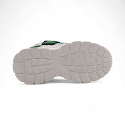 Кроссовки А7010-8 бело зеленые - Sport фото 3