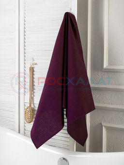 Однотонное вафельное полотенце сухая роза ПВ-01 (29) 70х140