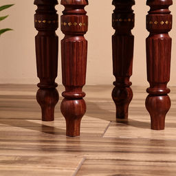 Столик кофейный, 38×38×38 см, дерево шишам