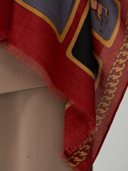 Тонкий, мягкий двусторонний палантин из тонкой шерсти - Tantino фото 6