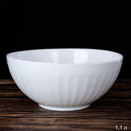 Набор суповых тарелок 6 штук Богатырь 1100 мл 175 мм белый А фактурная Египет / LMW-70 (WHITE) /уп 8/