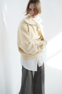Jersey en punto de canal? con media cremallera - H&m фото 5