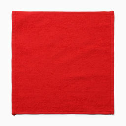 Махровые полотенца Этель. Джингл белз, 30?30 см - 5 шт., хлопок 100%, красный