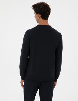 Lacivert Regular Fit Sweatshirt