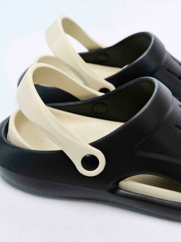 Сланцы мужские из ЭВА, черно-бежевые (Арт. 5096SST)