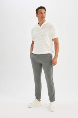 Брюки прямого кроя, эластичные во всех направлениях, прямого кроя - Defacto фото 2