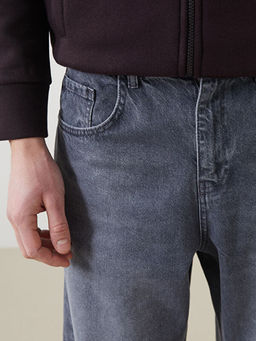 Loose Fit Erkek Jean Pantolon