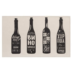 Набор кухонных полотенец Доляна Wine 35х60см-2шт, 100% хл  фото 3