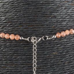 Бусы из Солнечного камня огранка - Радуга самоцветов фото 3