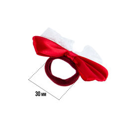 CHERRY MARY DR07091 Набор резинок для волос 5 х 2 шт. №01 бело-бордовый  фото 3