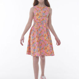 PELICAN, платье для девочек, Персиковый  фото 6