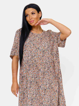 Платье женское, цвет оранжевый