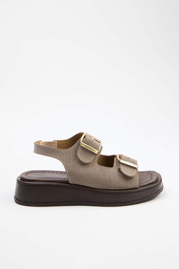 Trendyol Shoes Siyah Cift Tokal? Kad?n Kal?n Taban Sandalet 
TAKAW25SD00000 - Trendyolmilla фото 8