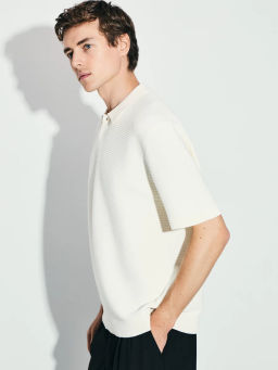 Джемпер поло текстурной вязки / Zarina