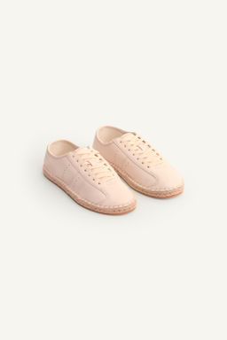 LTHR SNKR / Rosa