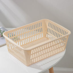 Корзина для хранения Полимербыт, пластик, 36×25×12.5 см, МИКС