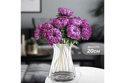 Ваза 15*15*20 см, прозрачная, стекло