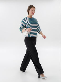 Брюки палаццо черные - Odis фото 5