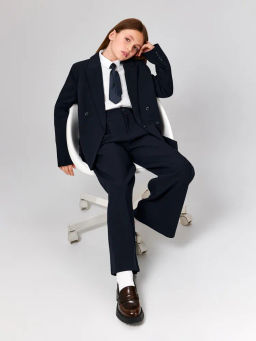 ACOOLA / Жакет детский для девочек Sherri_jk темно-синий  фото 2