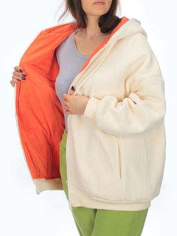 2560 MILK Худи зимнее женское (50 гр. синтепон) - Фабричный китай фото 7