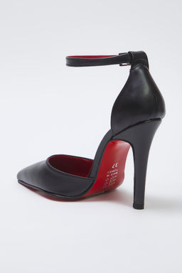 Trendyol Shoes Siyah Bilek Bantl? Sivri Burun Kad?n Stiletto Ince Topuklu Ayakkab? TAKSS25TO00089 - Trendyolmilla фото 6