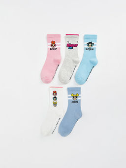 Powerpuff Girls Desenli Soket ?orap 5li