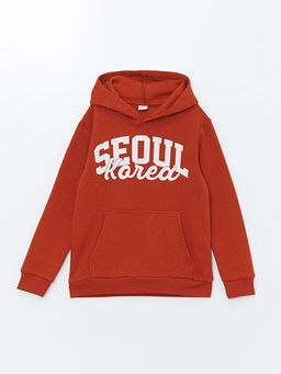 Kap??onlu Erkek ?ocuk Kal?n Sweatshirt