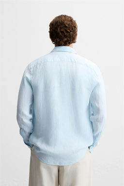 100% LINEN SHIRT - Zara фото 11