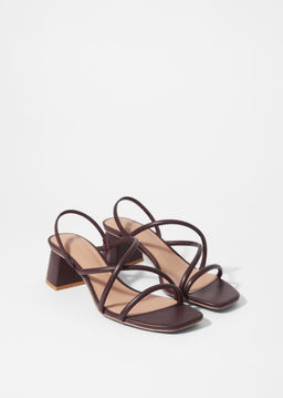 Sandalias de tiras con tac?n ancho - H&m фото 3
