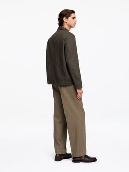 Pantalones amplios en mezcla de lino - H&m фото 6