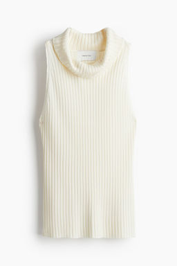 Top en punto de canale con cuello cisne - H&m фото 5