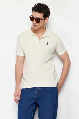 TRENDYOL MAN Tas Regular K?sa Kol Dokulu %100 Pamuk Polo Yaka T-shirt TMNSS23PO00031 - Trendyolmilla фото 4