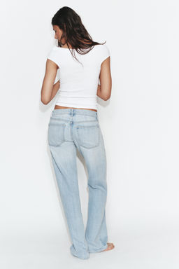 TRF MID-WAIST BAGGY JEANS - Zara фото 25