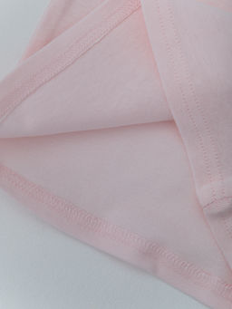 Майка для девочки из рибаны, розовый - Lesi kids фото 6