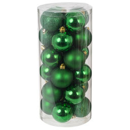 Набор из 24шт Украшение новогоднее "Шар", D 6 см, L14 W14 H30,5 см