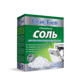 Соль для посудомоечной машины Clean&Fresh, 1000 г