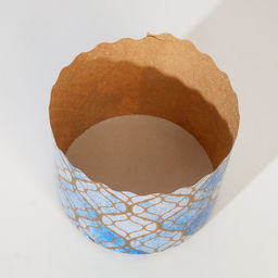 Цена за 2000 шт. Форма для выпечки кулича бумажная Деко-про «Витражи», одноразовая, 7×6 см, МИКС