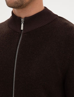 Koyu Kahverengi Slim Fit Triko H_rka - Pierre cardin фото 7