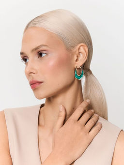 10206220353 Серьги жен. Gala зеленый - Concept club фото 4