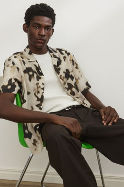 Camisa resort estampada Regular Fit - H&m фото 7
