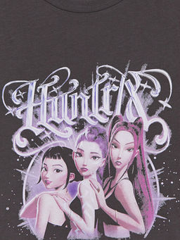 K-pop Demon Hunters Bask?l? K?z ?ocuk Ti??rt
