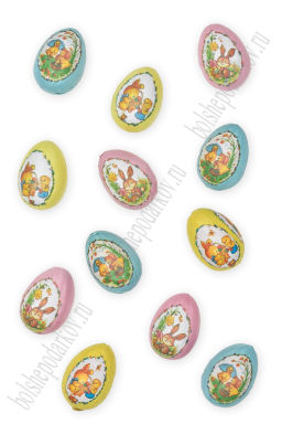 Пасхальный декор Яйца 3,5 см (12 шт) SF-7862, ассорти №7