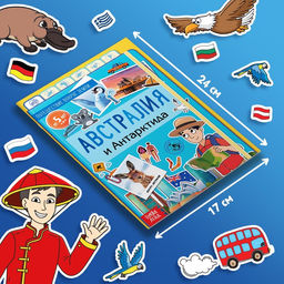Набор Путешествие вокруг Земли: 6 книг, карта мира, паспорт, наклейки - Буква-ленд фото 16