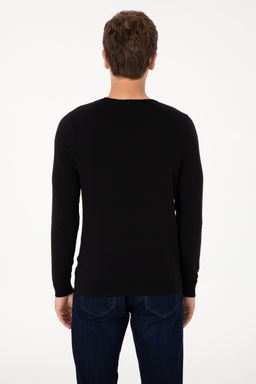 Erkek Siyah Basic Kazak - U.s. polo assn фото 7